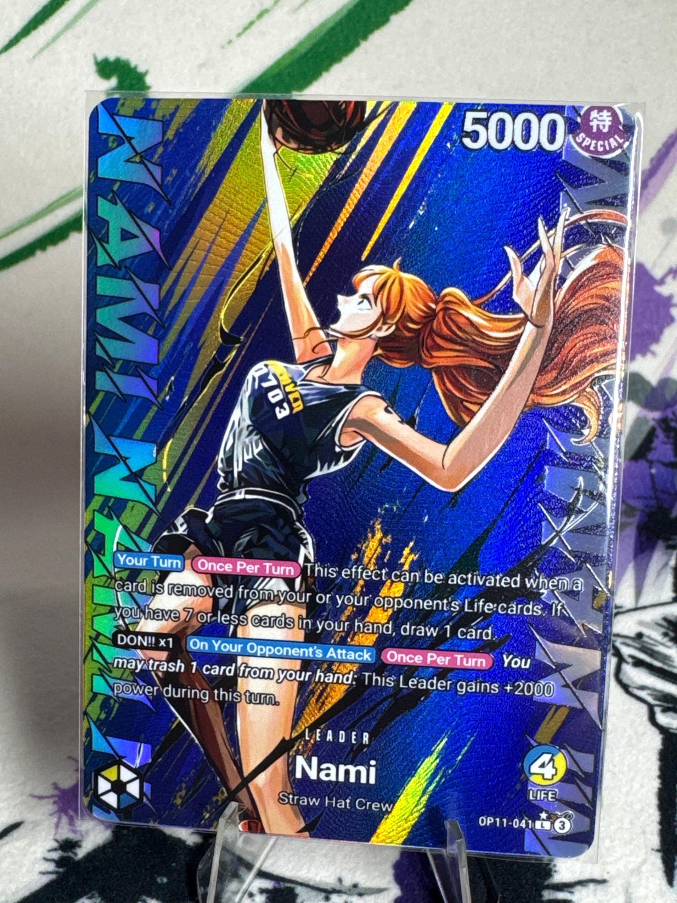 NBA x Pirate Custom Leaders textured foil
