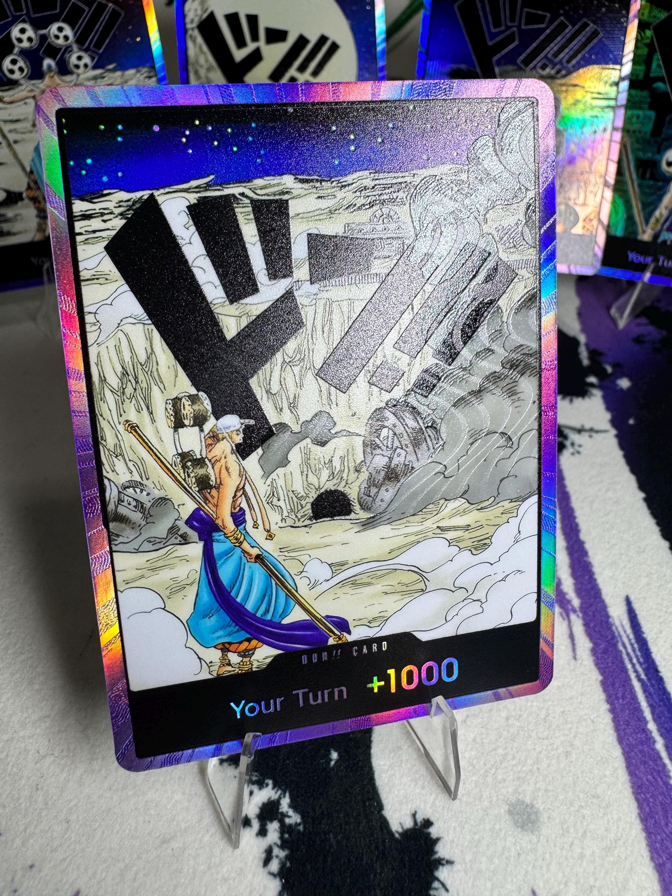 Custom Don textured foil 6 Card Set for Purple