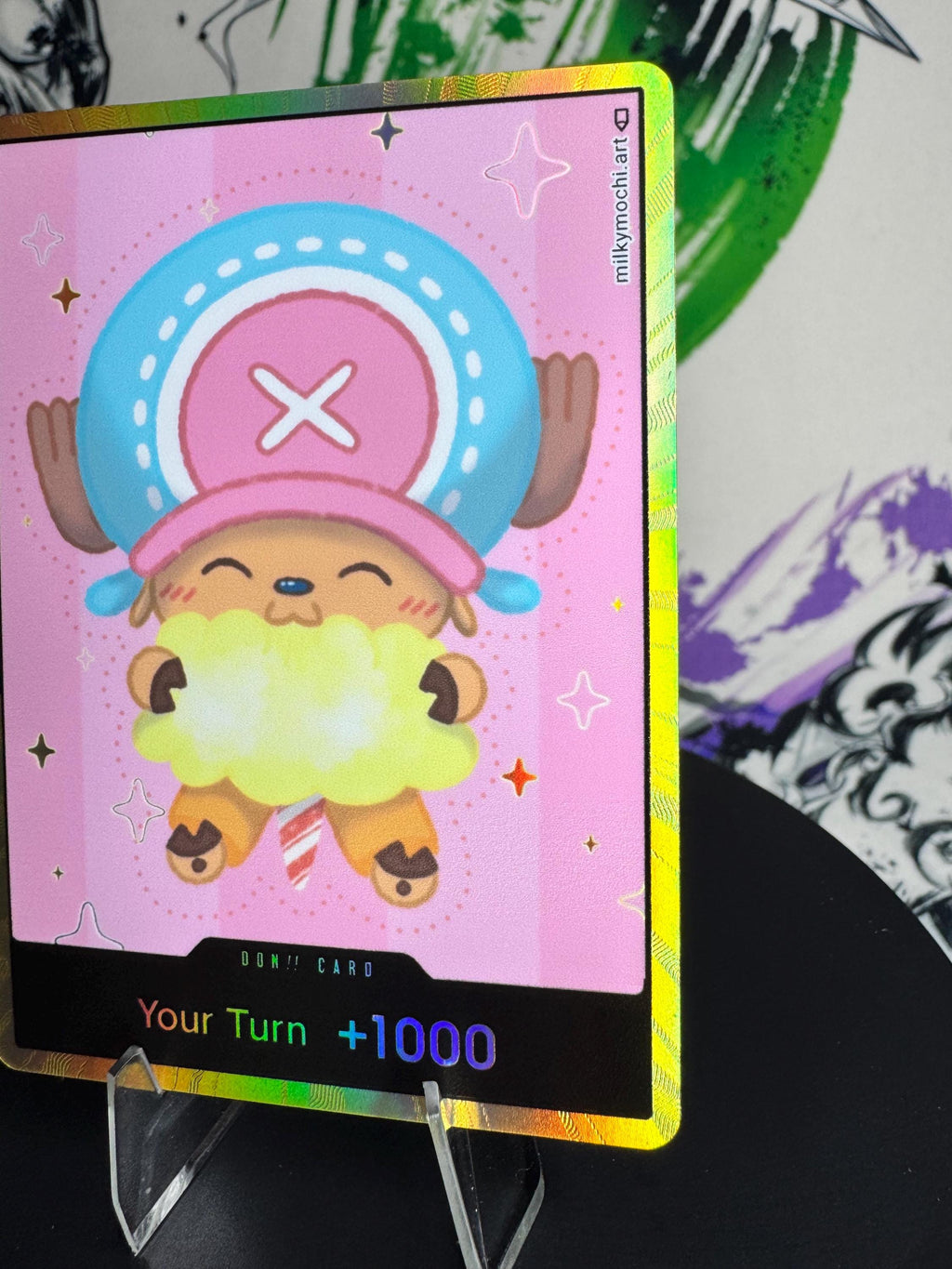 Pirate Reindeer Card: Textured Foil Proxy, Pirate TCG Collectible
