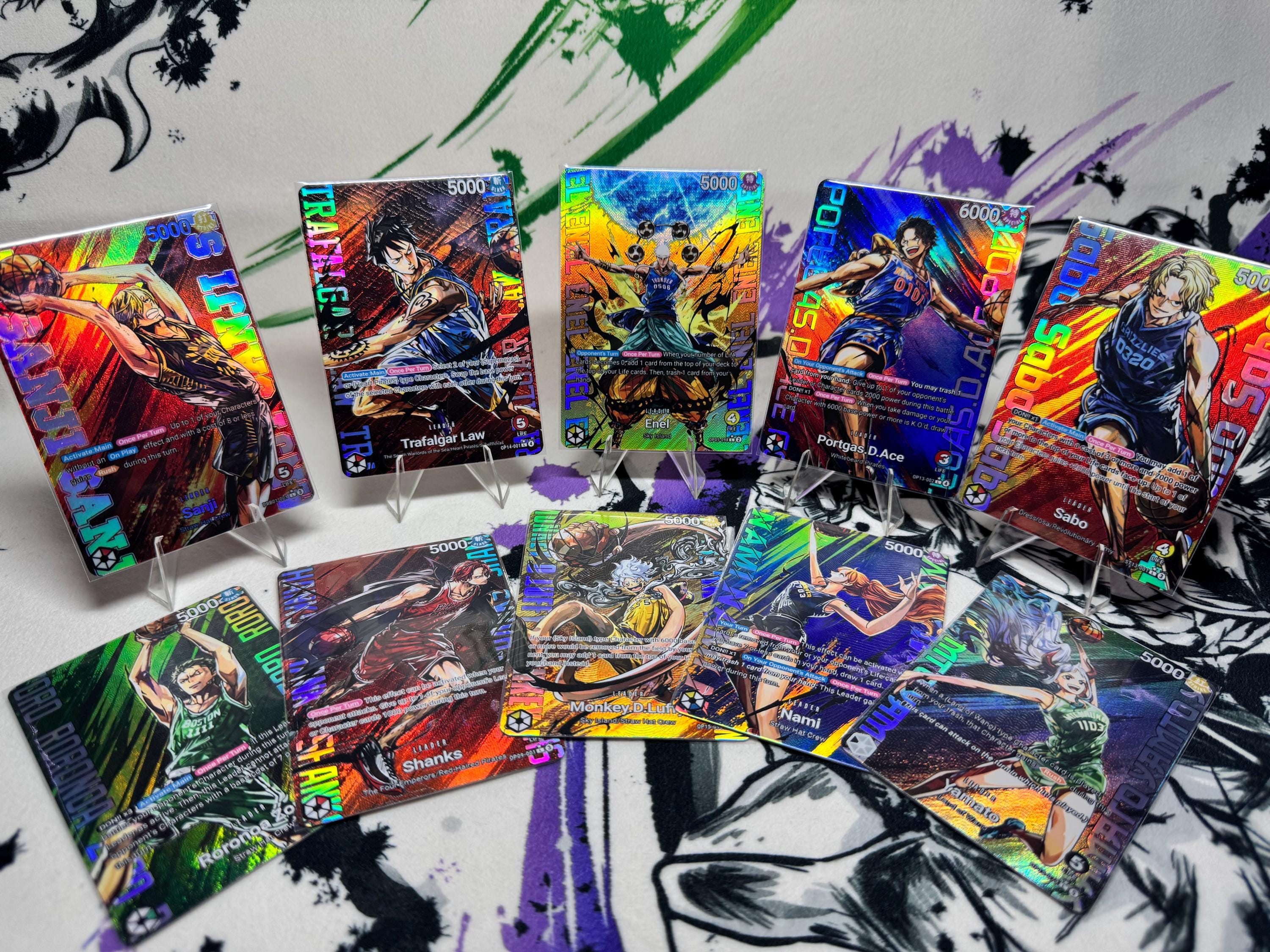 NBA x Pirate Custom Leaders textured foil