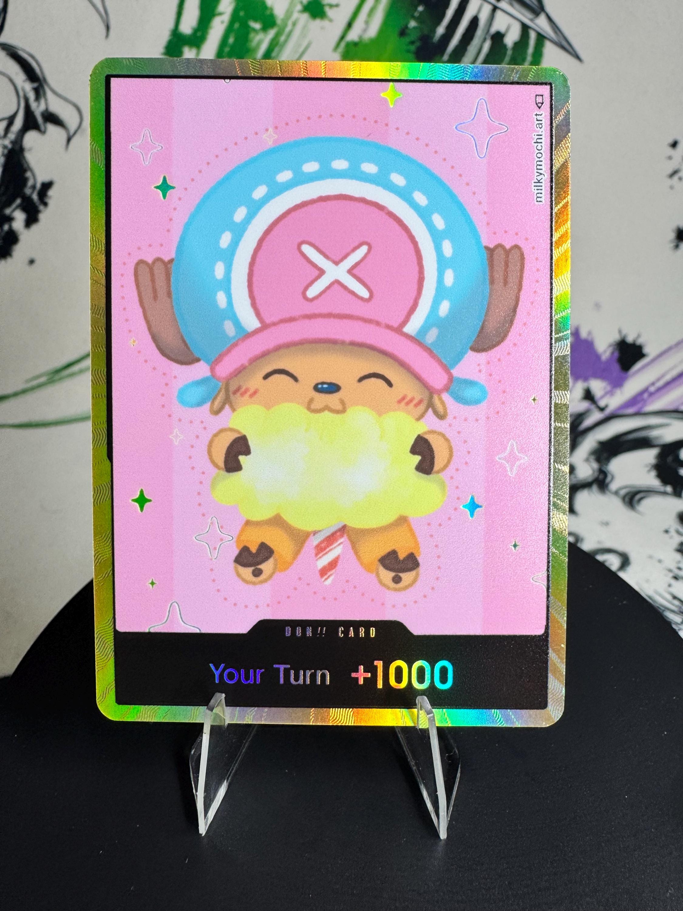 Pirate Reindeer Card: Textured Foil Proxy, Pirate TCG Collectible