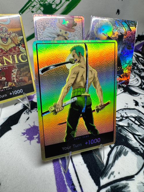 4 Sword Style !lFoil and Textured Custom Proxy TCG Card