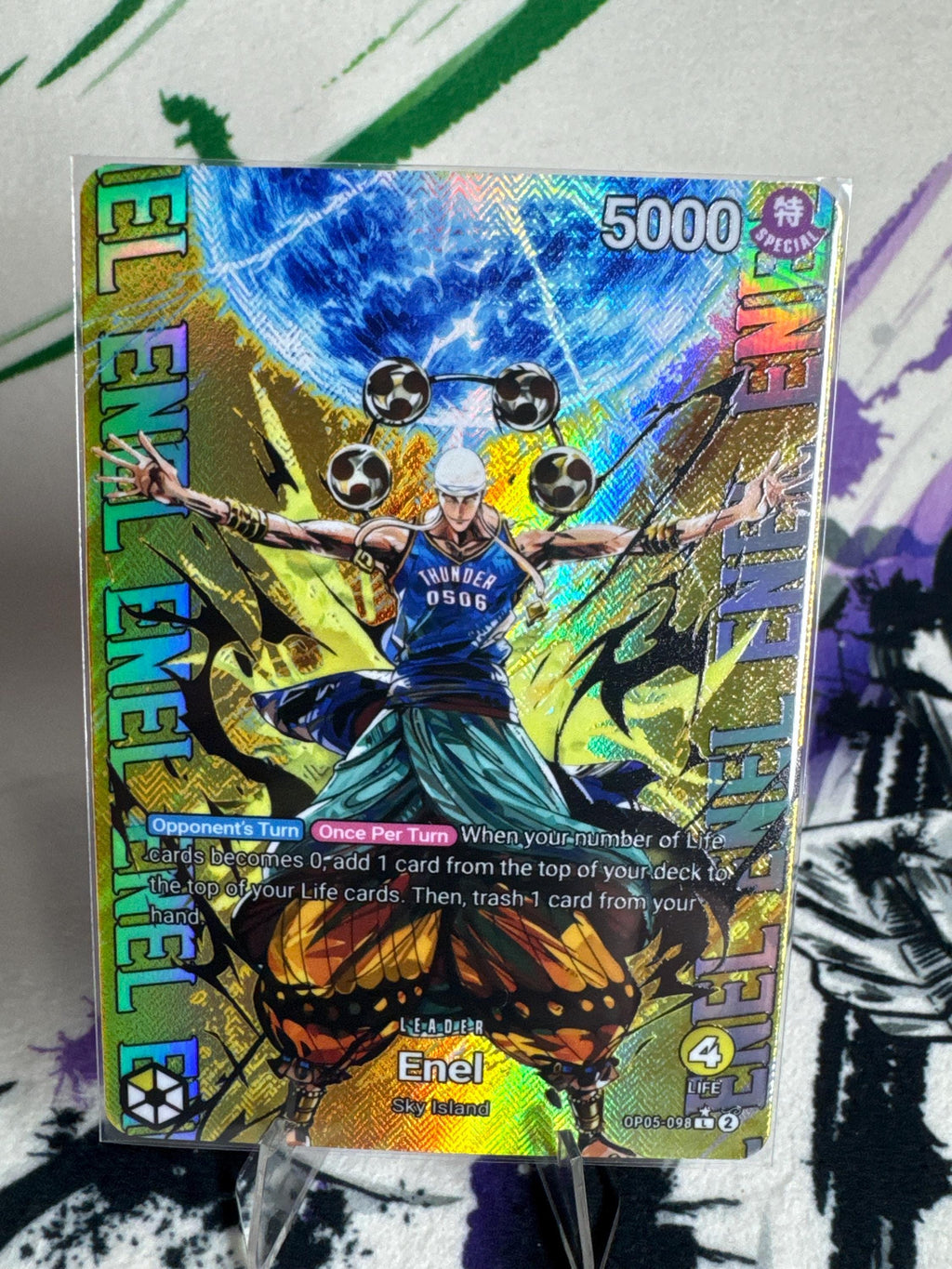 NBA x Pirate Custom Leaders textured foil