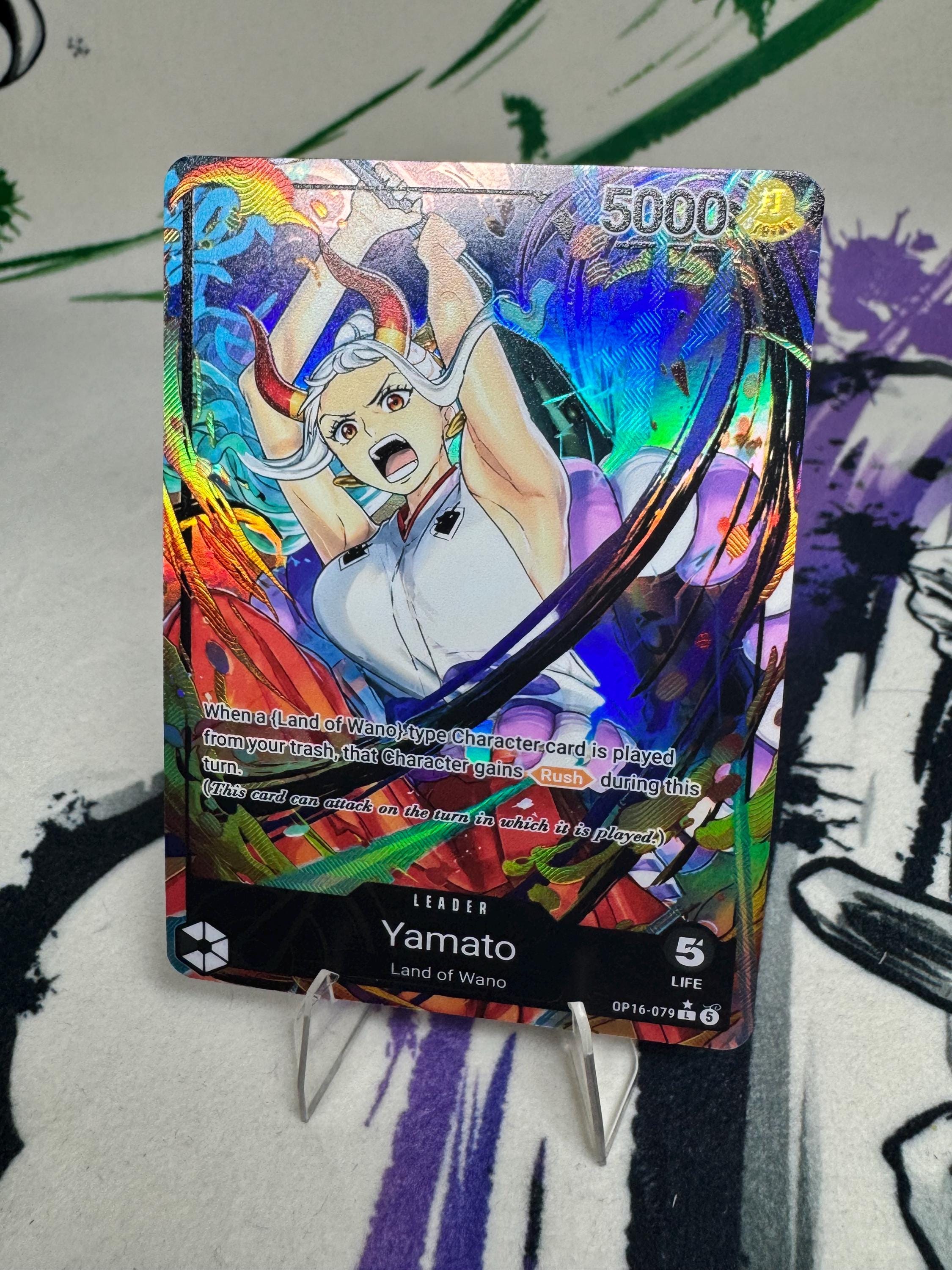 Pirate TCG Custom Black Leader Card: Textured Rainbow Foil Proxy