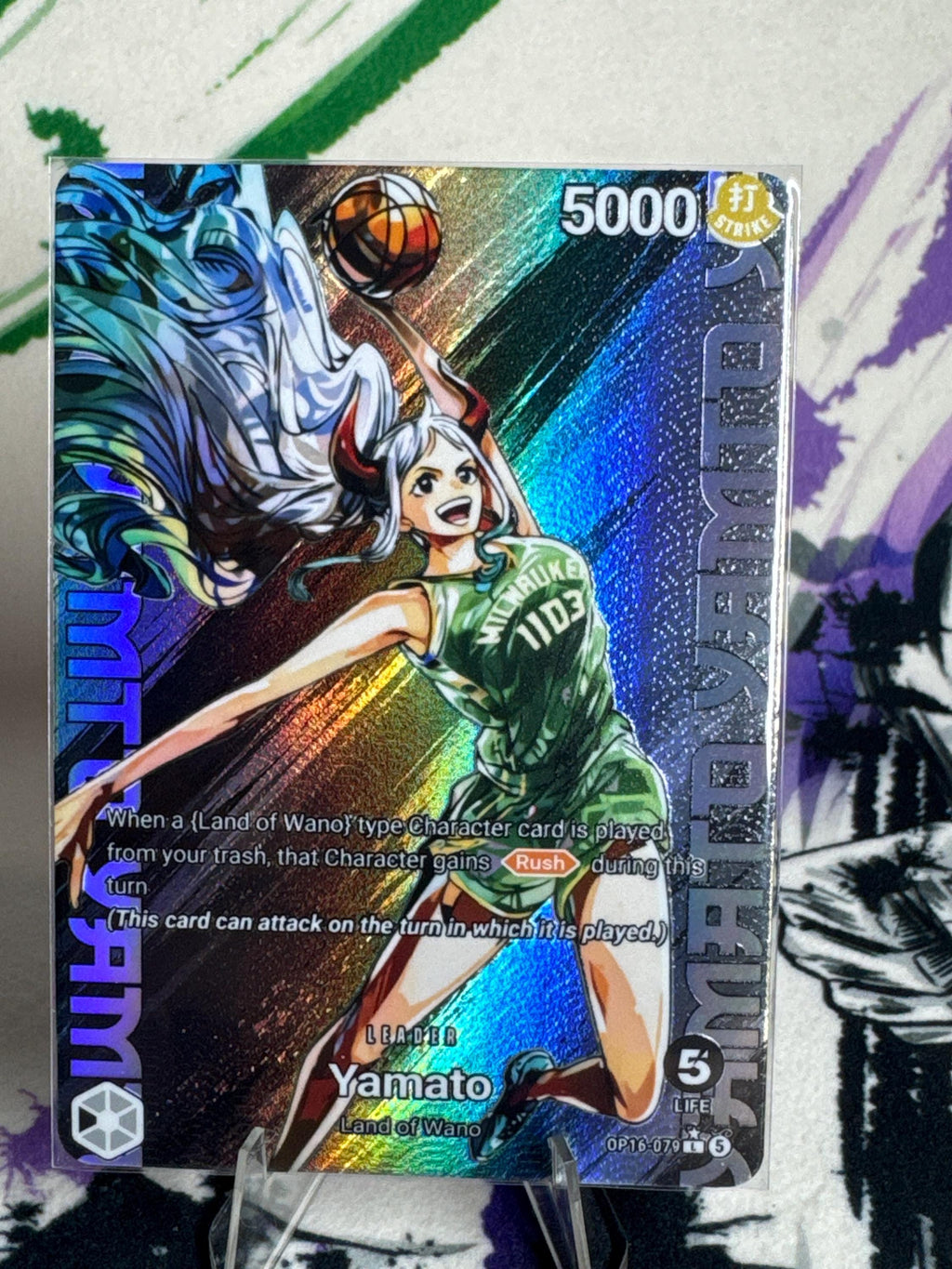 NBA x Pirate Custom Leaders textured foil
