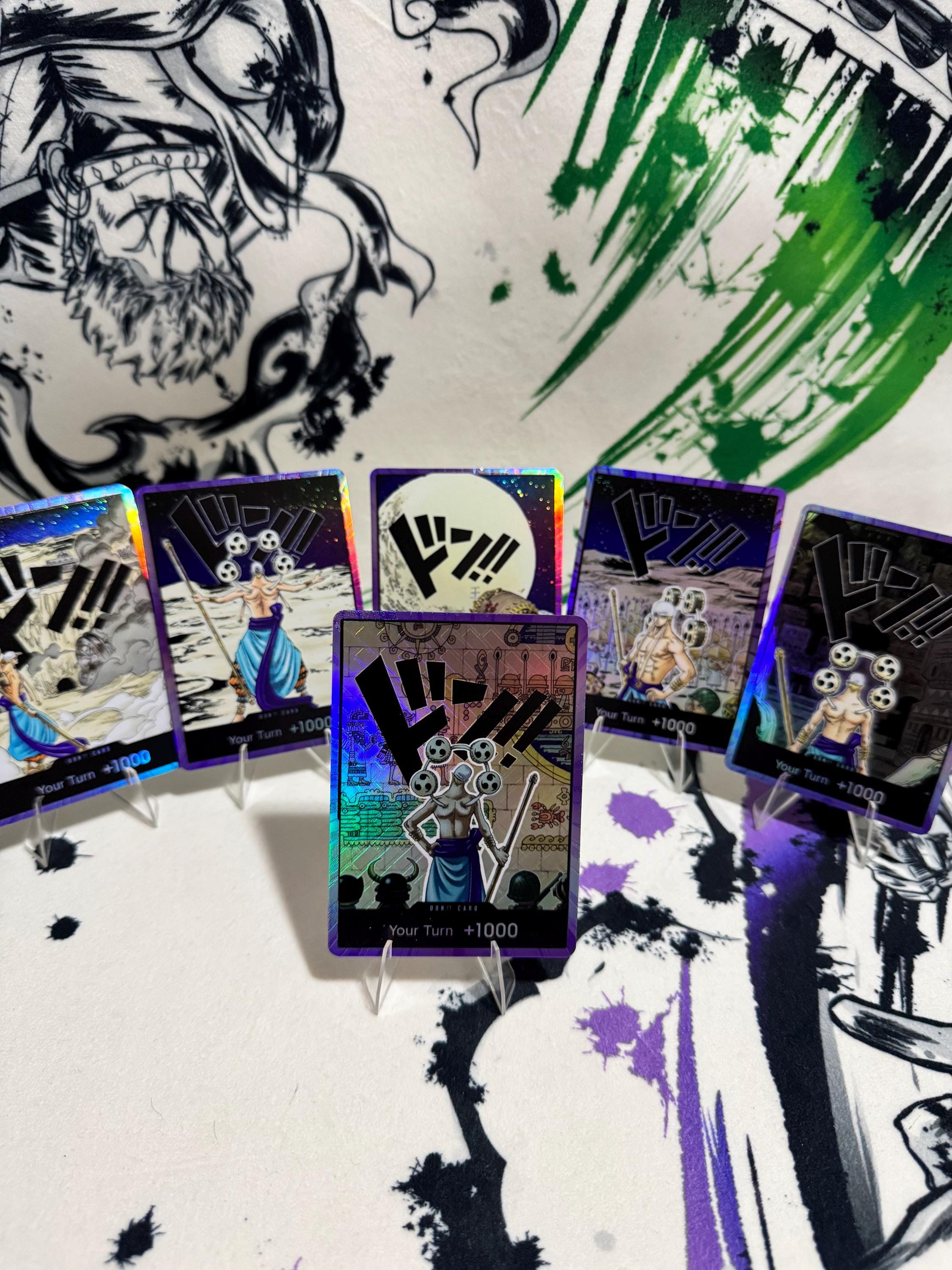 Custom Don textured foil 6 Card Set for Purple