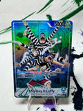 G/U Green Blue Pirate  Manga Leader TCG Custom Texture foil Proxy