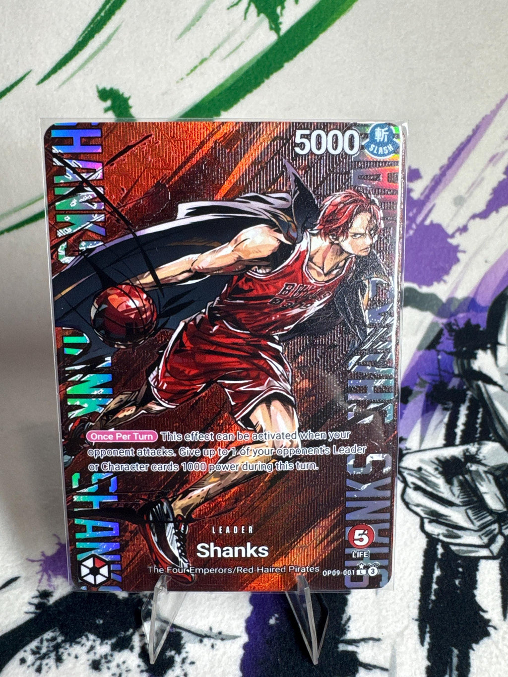 NBA x Pirate Custom Leaders textured foil