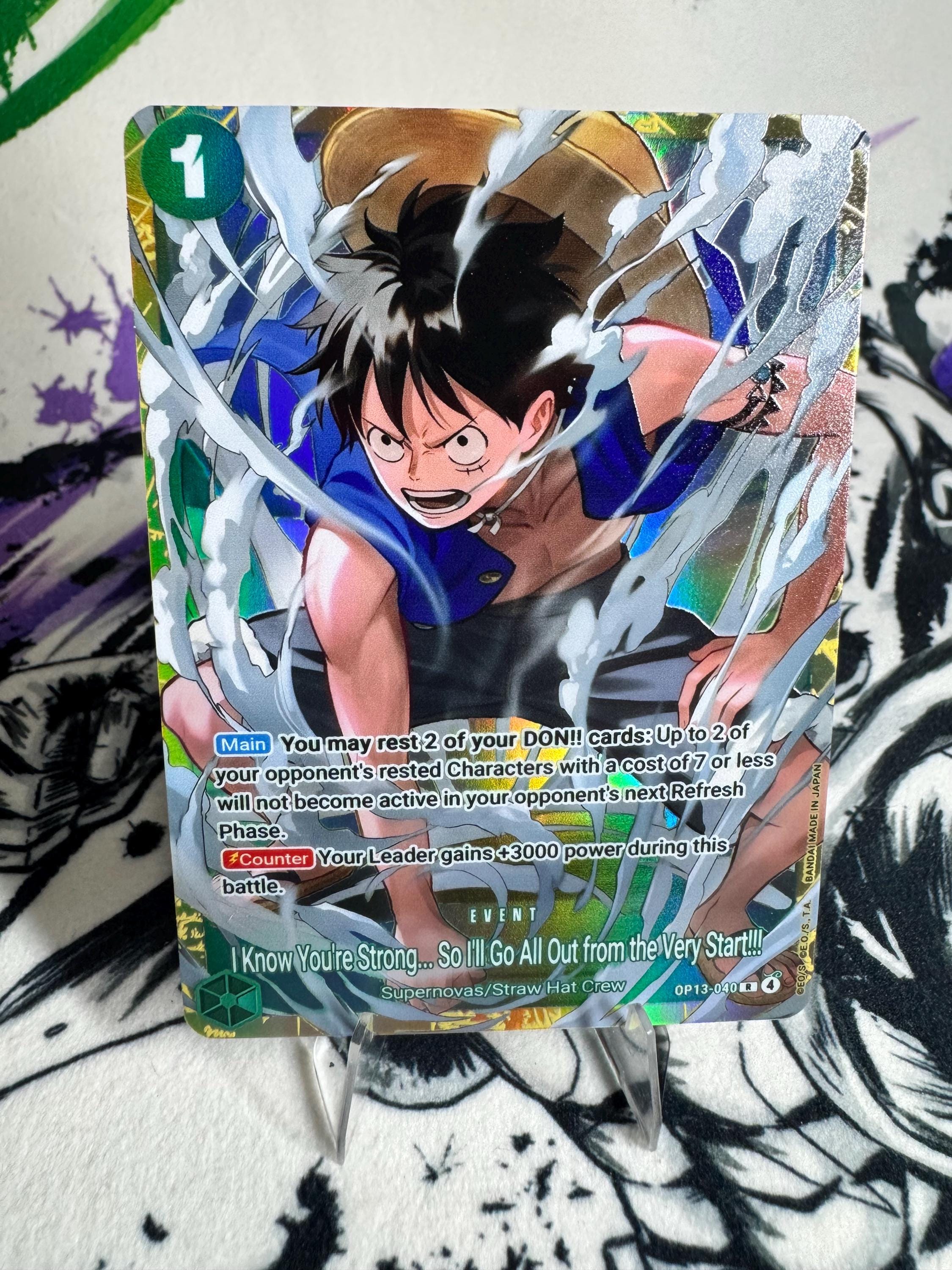 I Know You’re Strong Event English Promo Custom TCG Card: Textured Foil Proxy Premium Collection