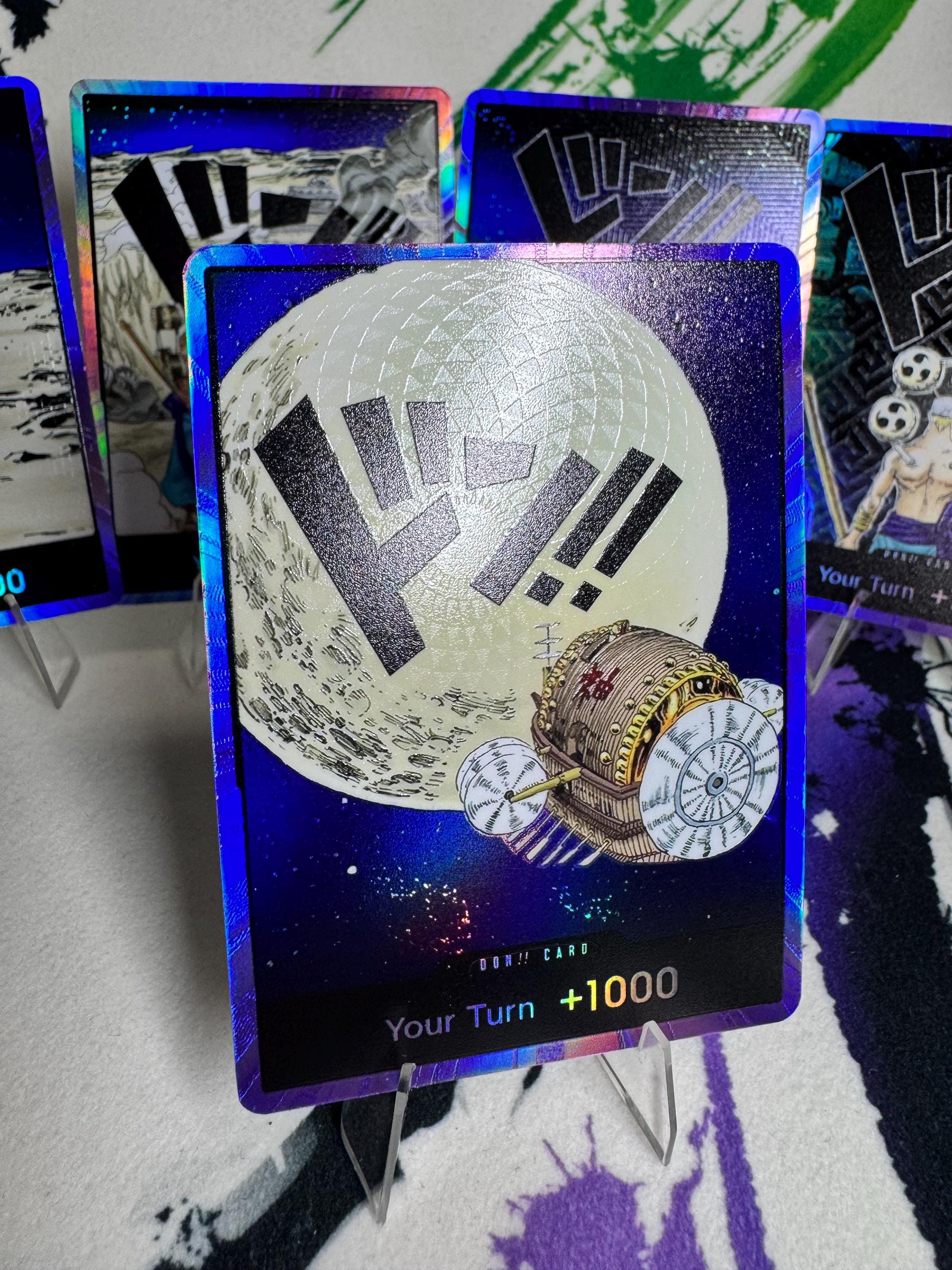 Custom Don textured foil 6 Card Set for Purple