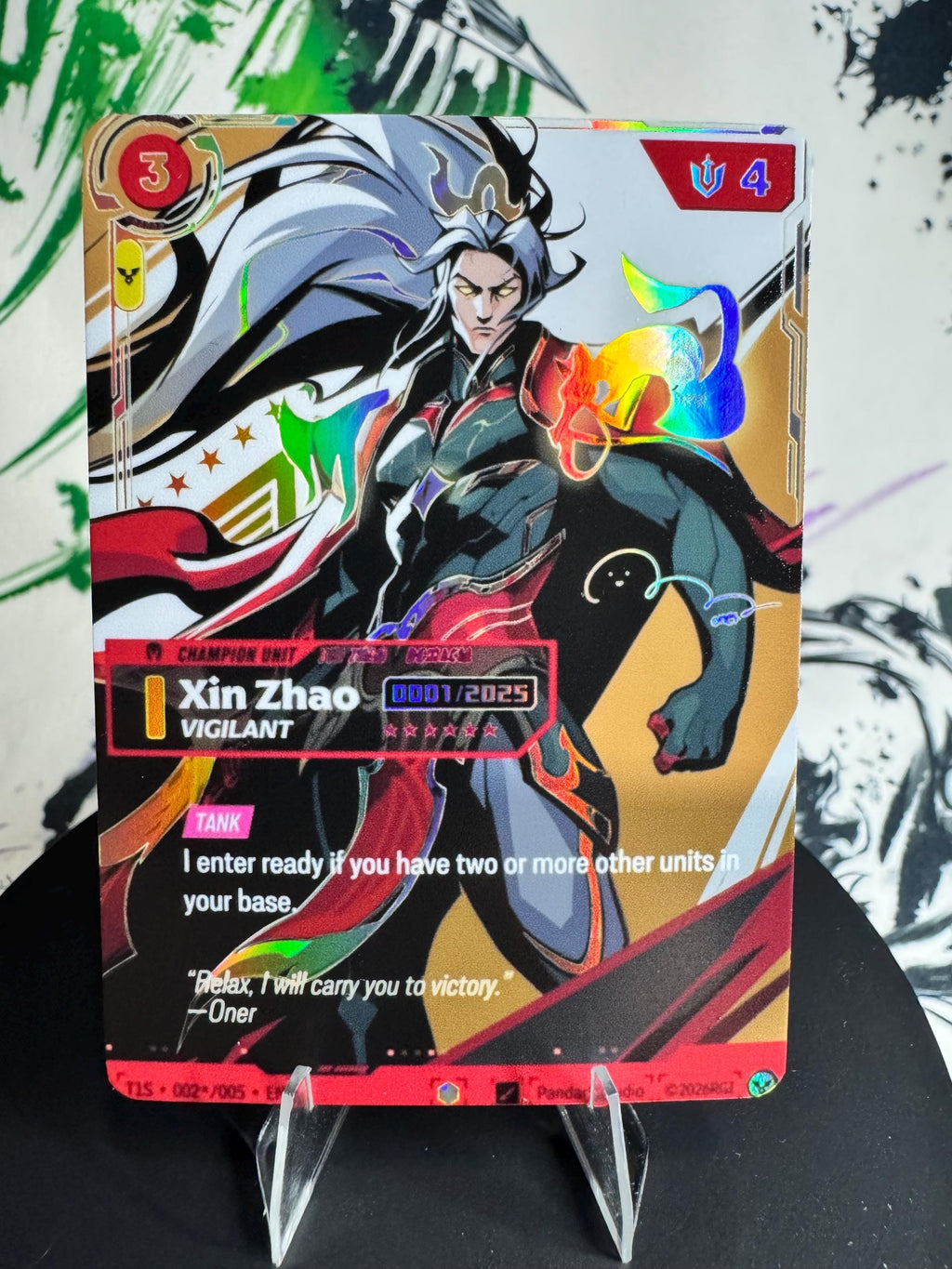 Custom Riftbound T1 serialized TCG Proxies Foil Textured Bundle