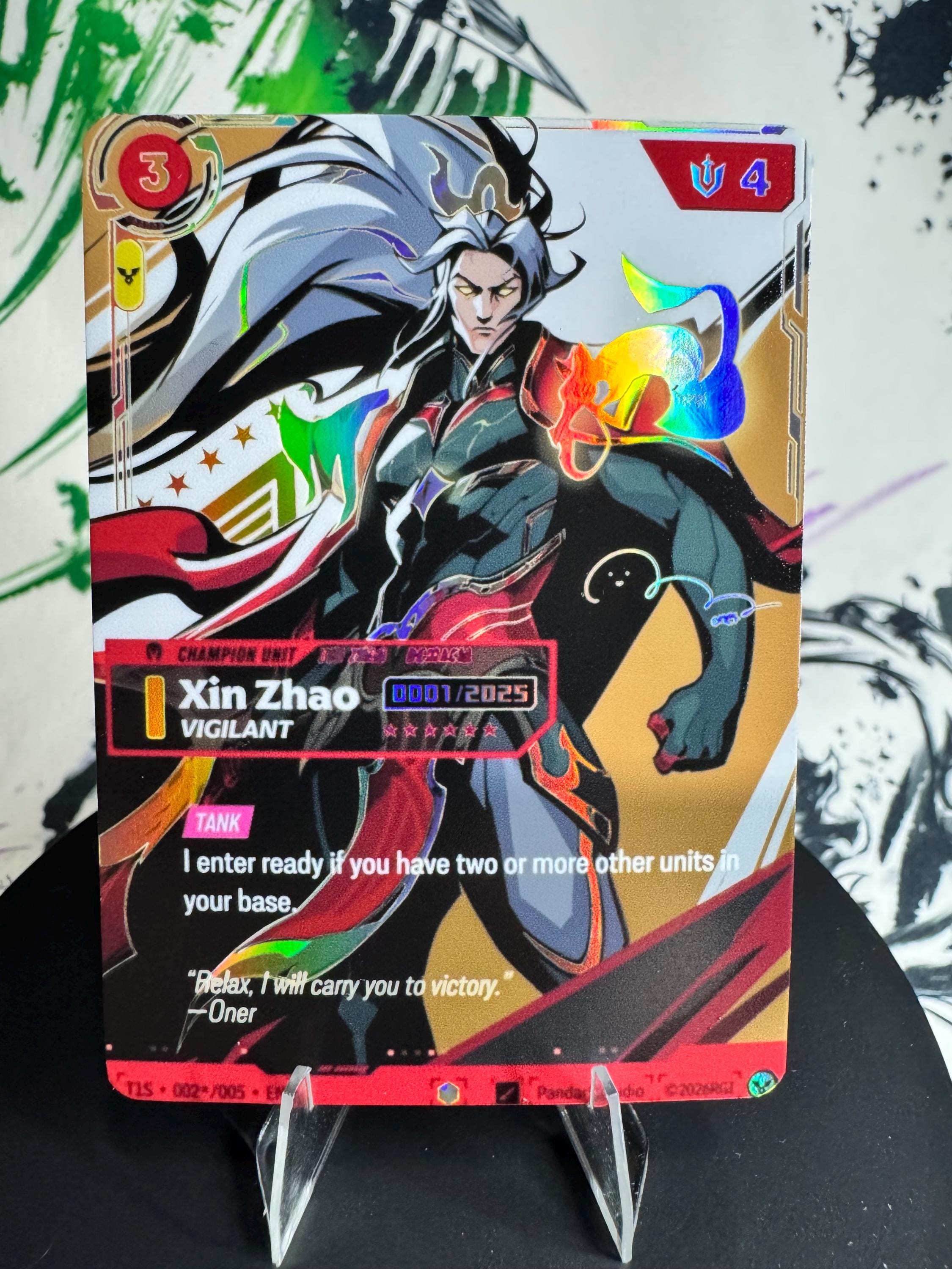 Custom Riftbound T1 serialized TCG Proxies Foil Textured Bundle