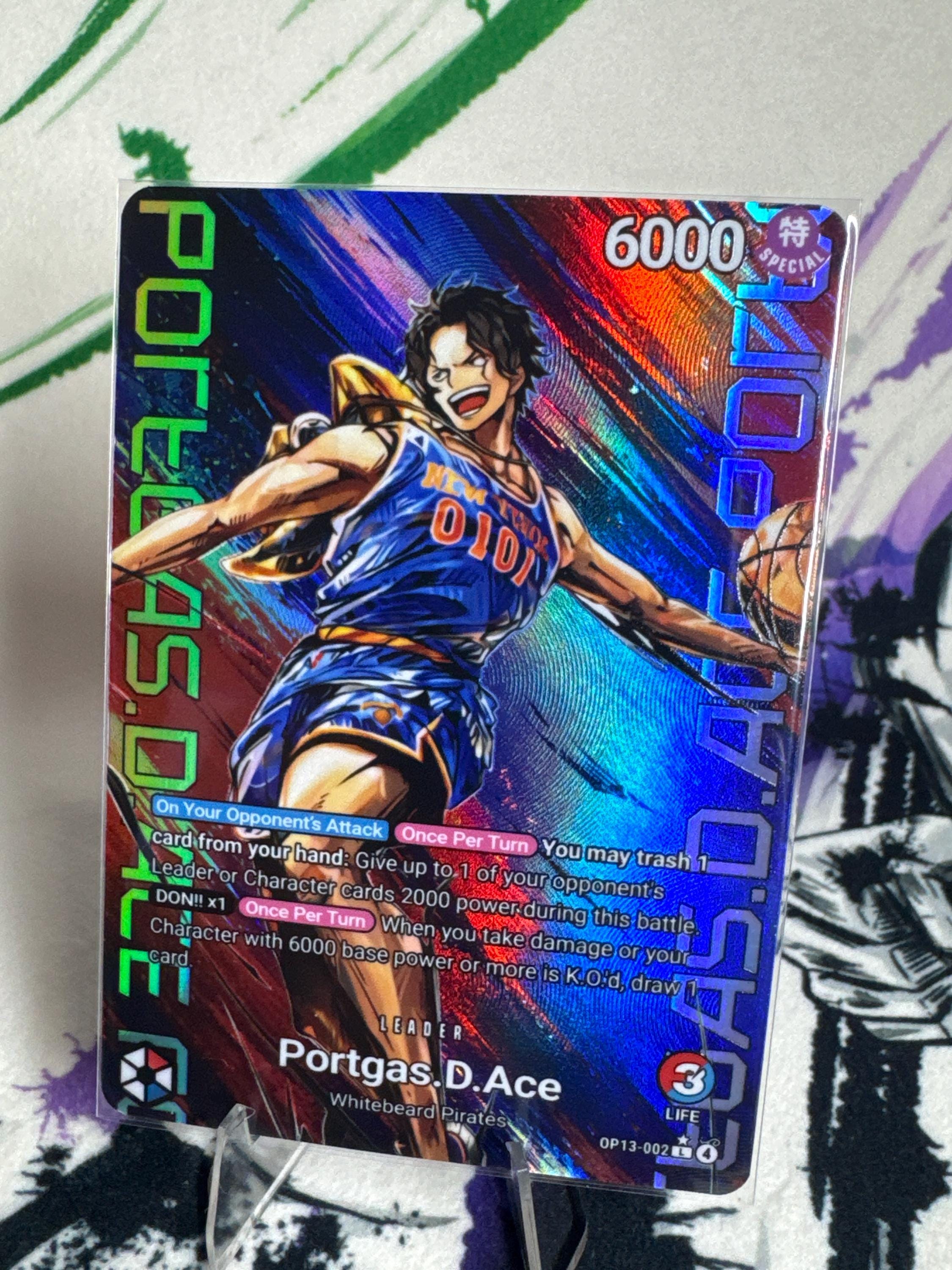 NBA x Pirate Custom Leaders textured foil