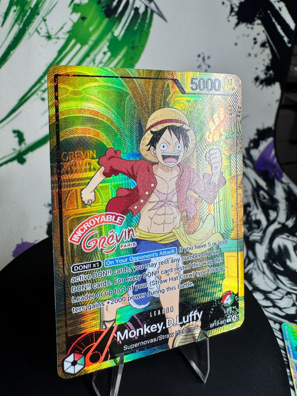 R/G Grevin Museum Leader TCG Custom Texture foil Proxy