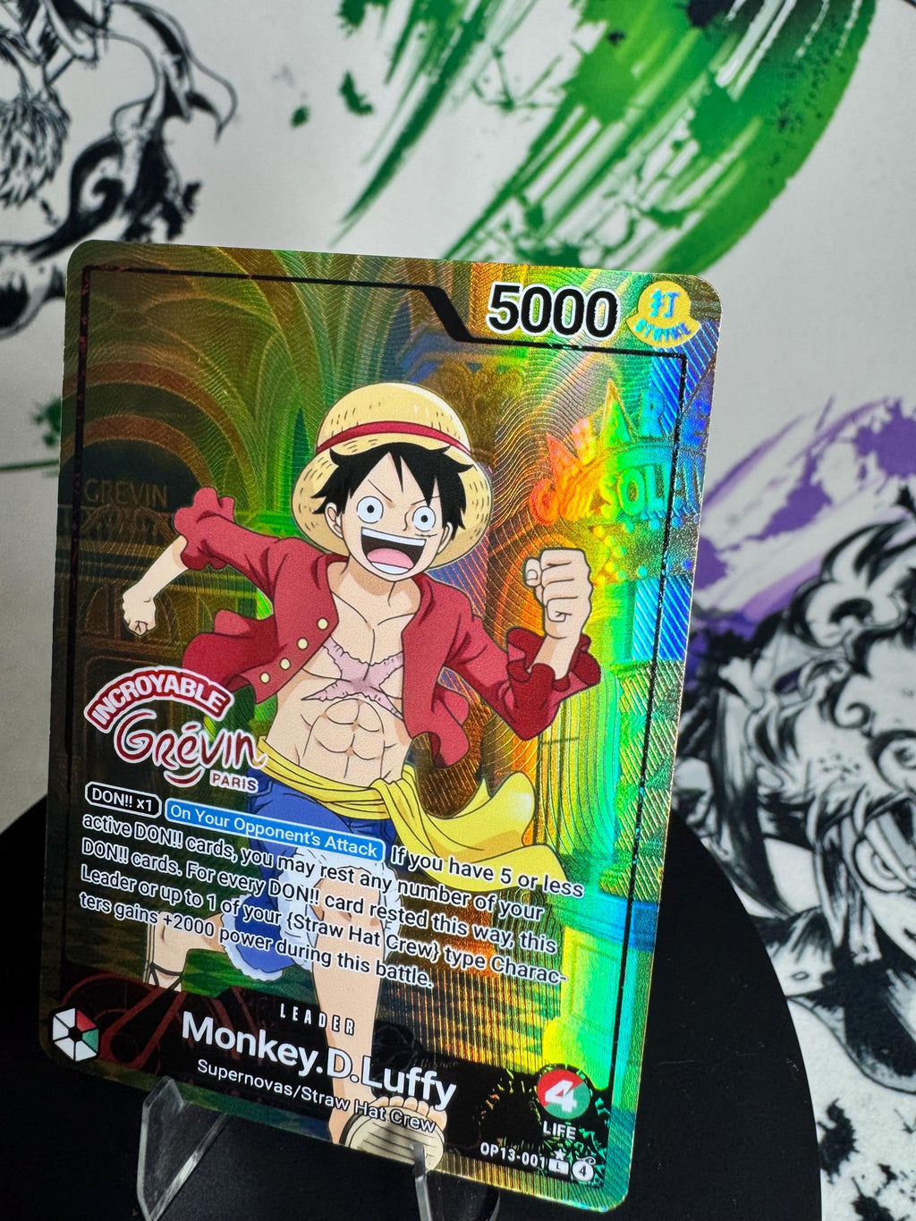 R/G Grevin Museum Leader TCG Custom Texture foil Proxy