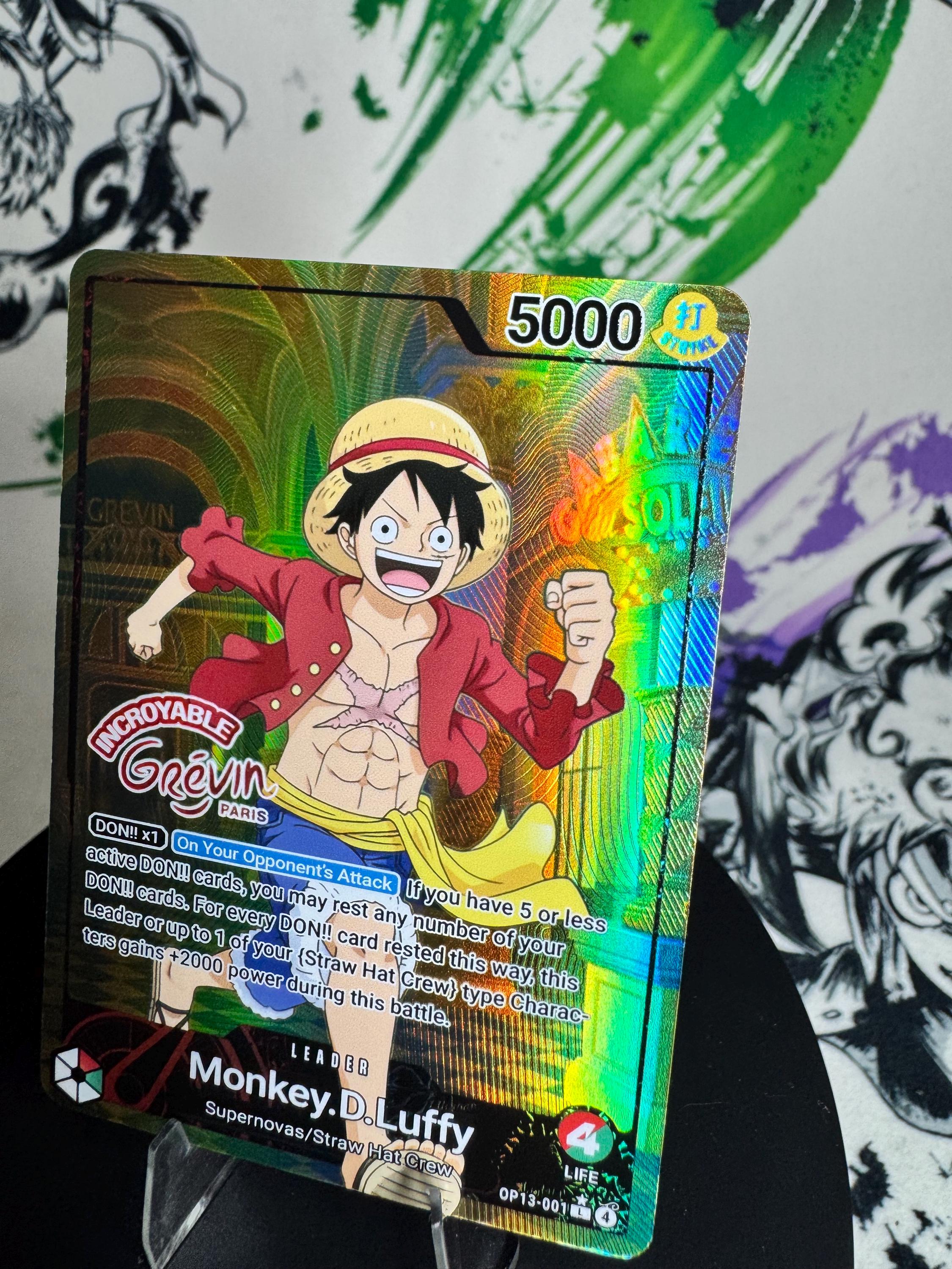 R/G Grevin Museum Leader TCG Custom Texture foil Proxy