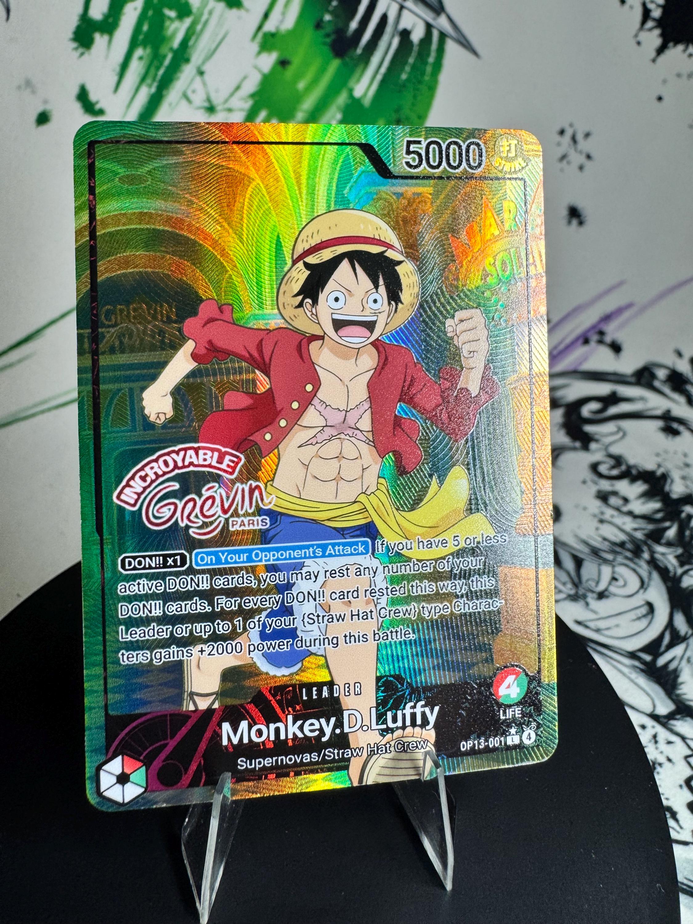 R/G Grevin Museum Leader TCG Custom Texture foil Proxy