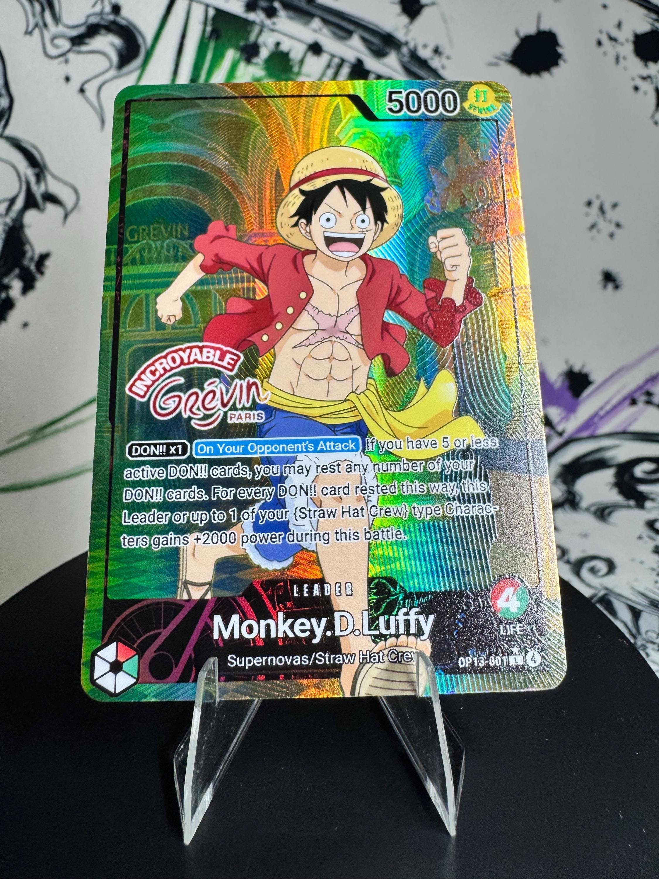 R/G Grevin Museum Leader TCG Custom Texture foil Proxy