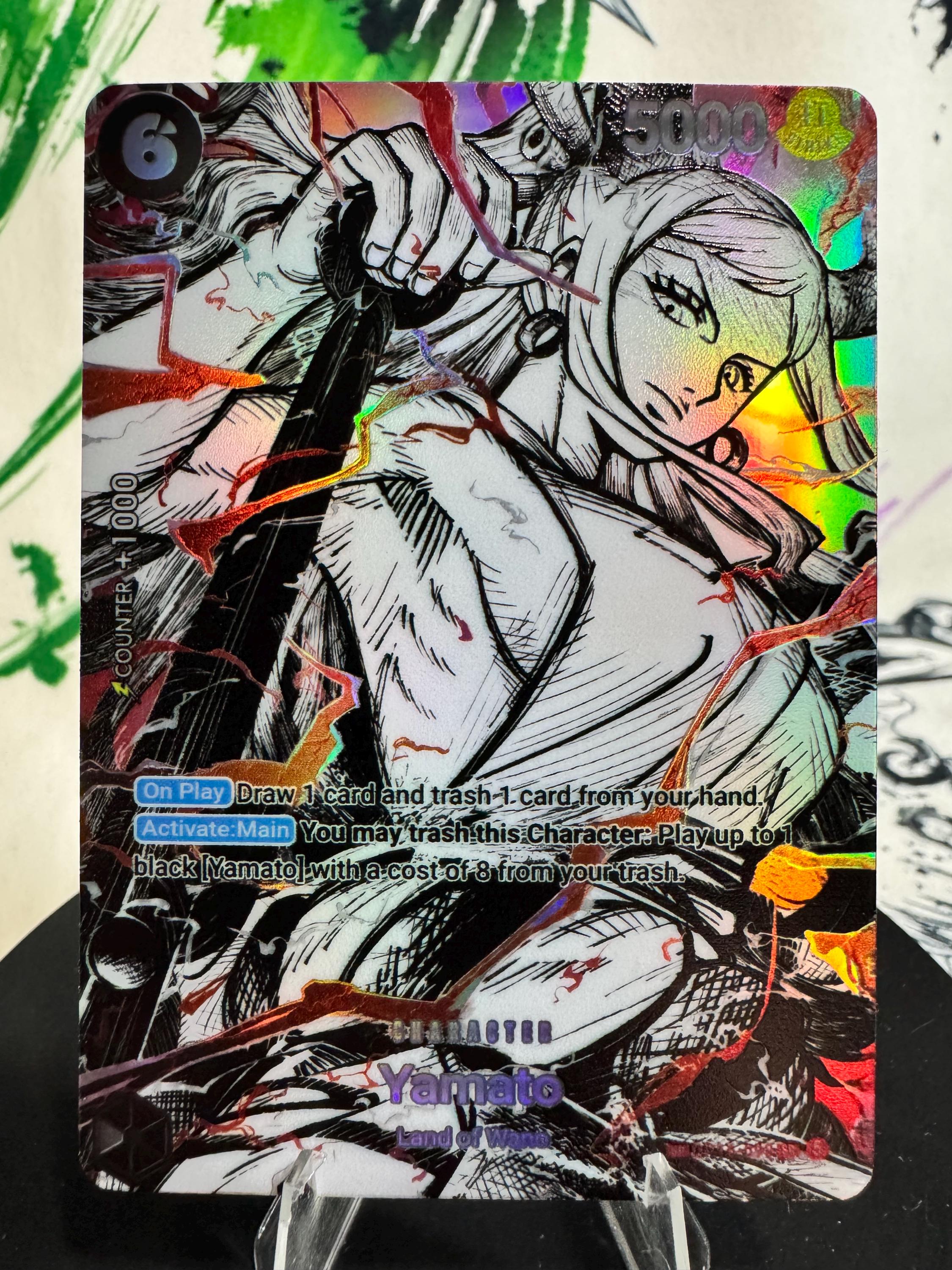Custom Alt Art SP Card Textured Foil Proxy Premium Collection OP Pirate