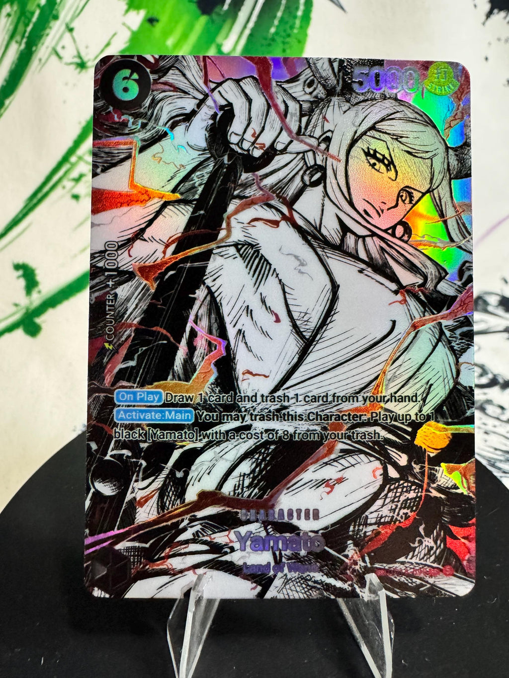 Custom Alt Art SP Card Textured Foil Proxy Premium Collection OP Pirate